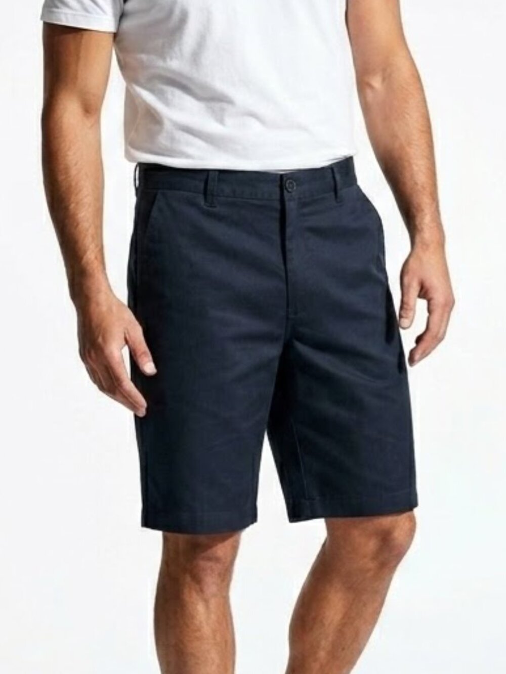 Volcom VMonty Black Chino Shorts Men 30 Skater Grunge Modern Stretch